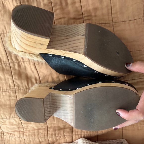 Steve Madden Platform Studded Brooklyn Clog in Black - Picture 4 of 5